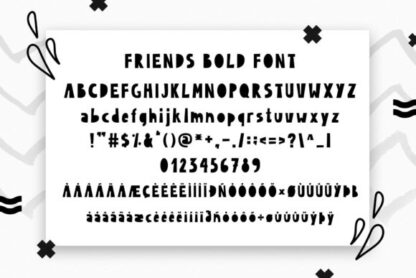 Friends Forever Duo Handwritten Display Font