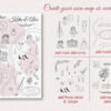 Hand Drawn Wedding Map Graphics Creator