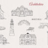 Hand Drawn Wedding Map Graphics Creator