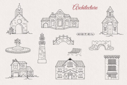 Hand Drawn Wedding Map Graphics Creator