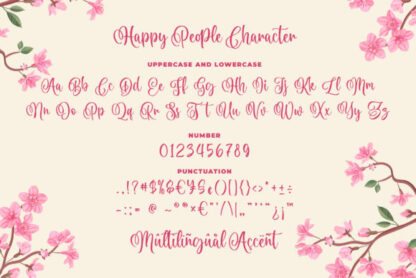 Happy People Script Font