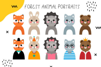 Lovely Cute Animals Creator Graphics