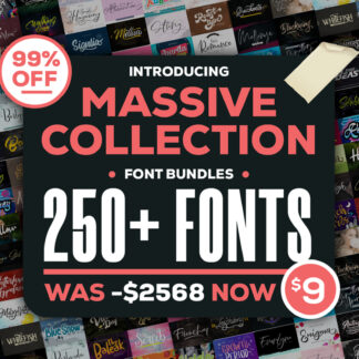 Massive Collection Font Bundle