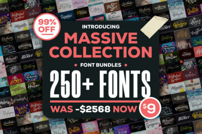Massive Collection Font Bundle