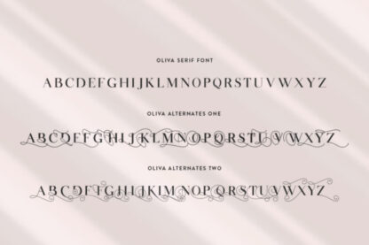 Olivia Serif Font