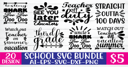 School SVG Bundle