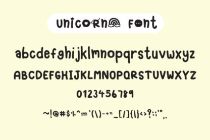 Unicorn Display Font