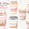 Watercolor Coffee Cup Graphics Clipart