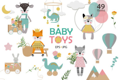 Baby Toys Cliparts