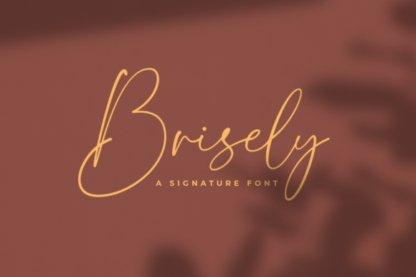 Brisely Handwritten Script Signature Font