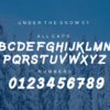 Under the Snow Layered Typeface Font