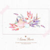 Watercolor Autumn Flowers Clipart Set