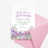 Baby Shower Invitation Template - Honeywort Flowers