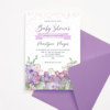 Baby Shower Invitation Template - Honeywort Flowers