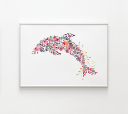 Dolphin Flowers