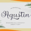 Agustin Script Font