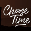 Choose Time Font