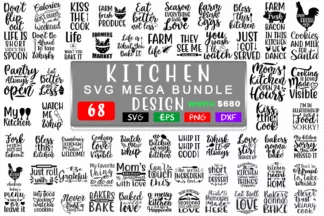 Kitchen SVG Mega Bundle