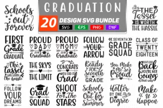 Graduation Quotes SVG Bundle
