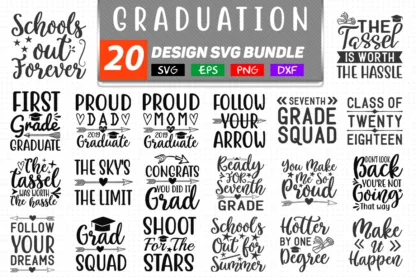 Graduation Quotes SVG Bundle