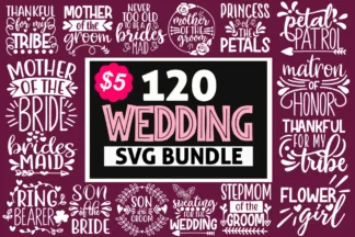 Wedding Quotes SVG Mega Bundle
