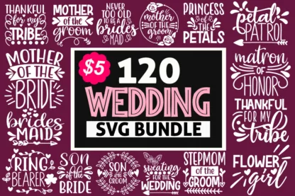 Wedding Quotes SVG Mega Bundle