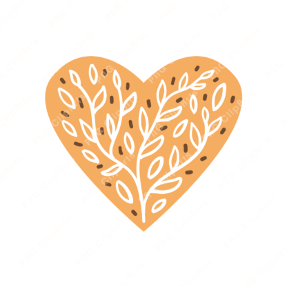 Boho Heart Clipart