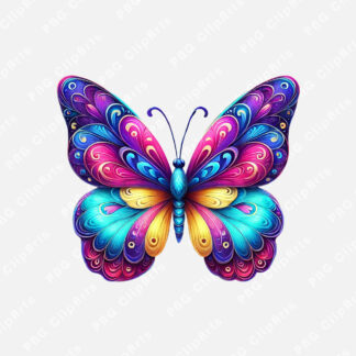 3d Butterfly Clipart