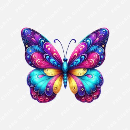 3d Butterfly Clipart