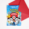 Pokemon Invitation Template