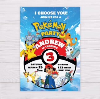 Pokemon Invitation
