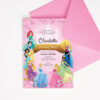 Disney Princess Invitation Template in Canva